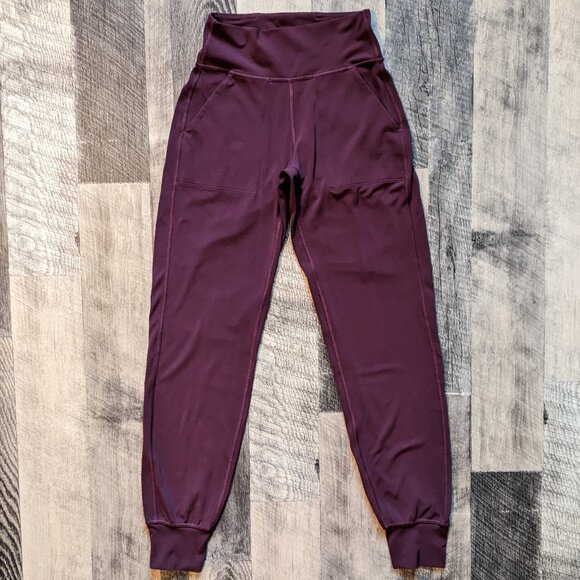 Lululemon Align Jogger Pants Burgundy Red Yoga Joggers - Picture 2 of 6